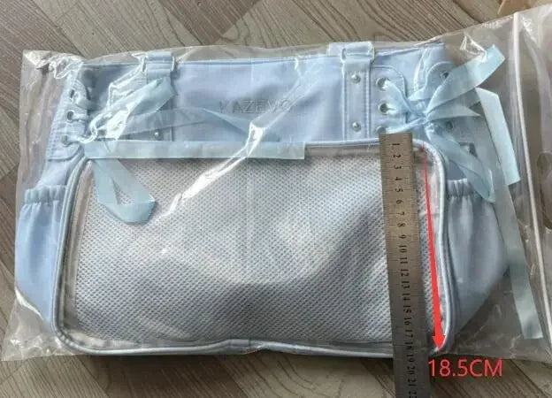 College Style Crossbody Bag with Ribbon Large Capacity for Class Book Carrying Mailman Bag Girls Bow JK Shoulder Ita Bag Handbag