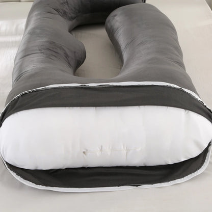 PANGDUBE G Shaped Pregnancy Pillow Waist Support for Pregnant Women Maternity Breastfeeding Cushion Cotton 3KG Body Pillow