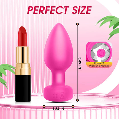 Powerful Small Anal Vibrator for Gay Wireless Remote Control 10 Frequency Vibration Prostate Massager Female Vagina Massager