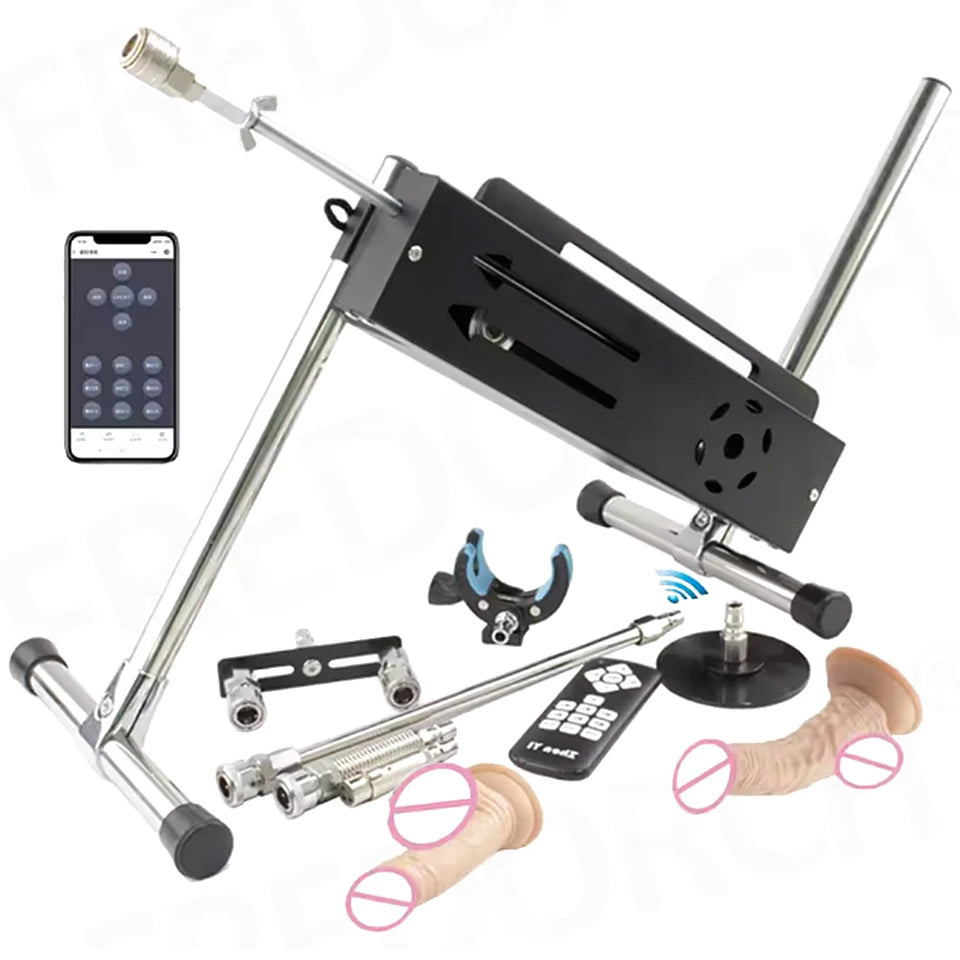 F21S-200W Powerful Sex Machine F21S Automatic Masturbation Toy with Dildo Attachments Wireless/Wired Control App Compatible for Men And Women
