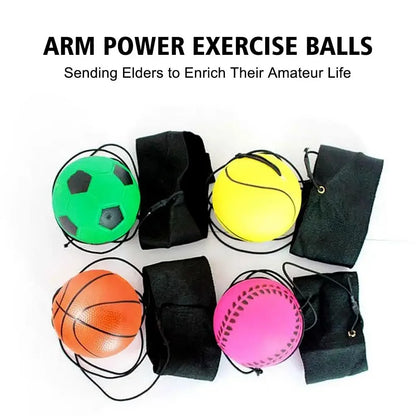 Outdoor Wrist Strength Training Ball Pitching Exercise Hand Strengthening Sports Portable Kids AdultsWrist Ball Throwing Toy