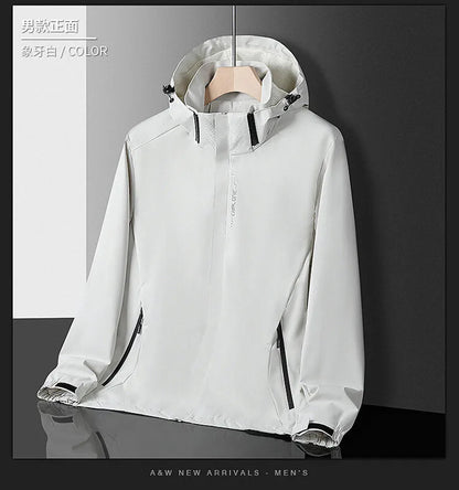Camping Jacket Coats Men Water & Windproof Windbreaker Jacket Male Hiking Clothing Jacket Man Tops Fishing Wearing Free Shipping
