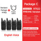Retevis RT622 Mini Walkie Talkie 4 Pcs Walkie-talkies PMR446 FRS Portable Two Way Radio Communication Radio for Restaurant Hotel