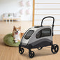 Large 4 Wheel Luxury Jogging Travel Pet Stroller Cosy Handle Dog Strollers Pet Trolley For Large Dog