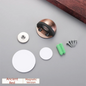 No-Drill Magnetic Door Stopper: Silicone Anti-Collision Buffer for Glass & Bedroom Doors - Windproof Floor Mount