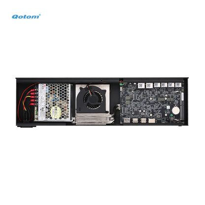 Qotom Mini PC Intel N100/ N305/ N355, 2x 10G Marvell AQC113 & 4x Intel I226V 2.5G LAN, DDR5 Router Appliance for OpenWrt/ Linux