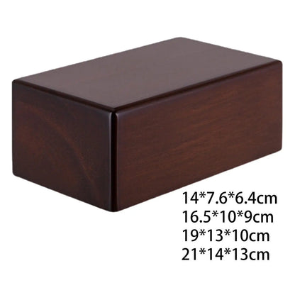 Dog Ash Urn Ash Holder Funeral Solid Wood Urn Box Commemorative Pet Keepsake Memory Box Cinerary Casket for Rabbits Hamster