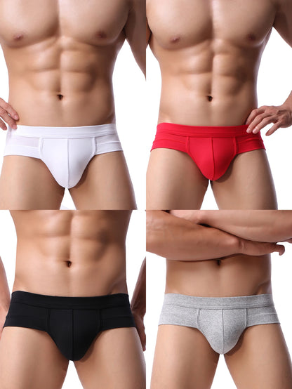 Men's  U-convex briefs trendy shorts low waist fashionable trousers pants breathable anti-stuffy comfortable light ski