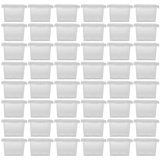 100Pcs Ventilated Insect Housing Box Premium PP Reptile Feeding Container for Daily Use Escape-Prevention Comfortable Nest