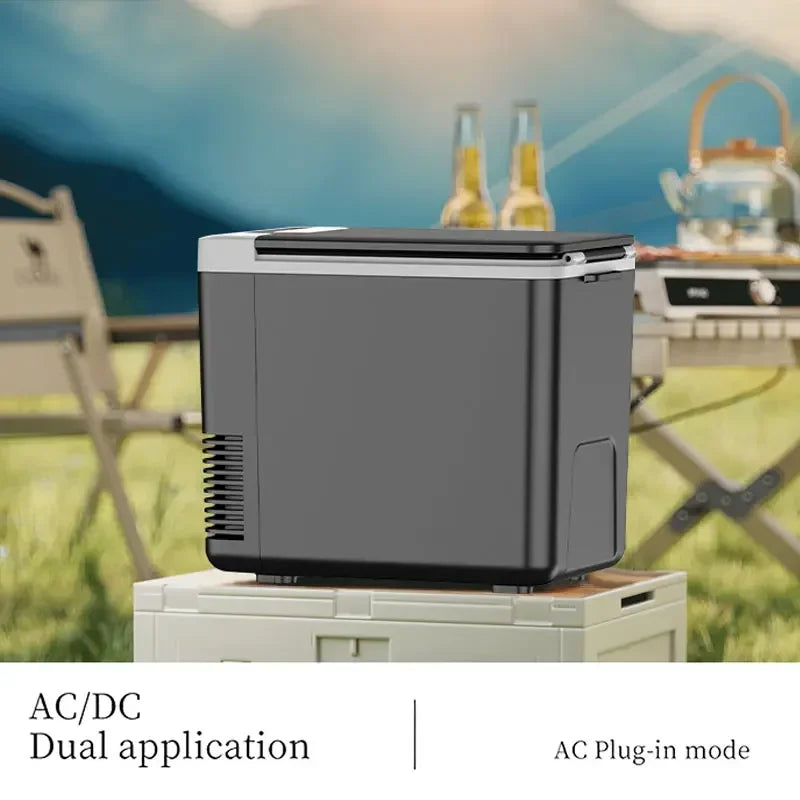 3-in-1 10L Portable Fridge12V/220V Car Home Mini Refrigerator Compact Cooler Warmer for Travel, Office, Dorm