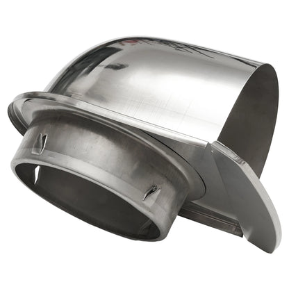 Wall Air Vent Outlet Stainless Steel Metal Cover Ducting Ventilation Exhaust Grille Cover Heating Cooling Vents Cap 100mm 150mm