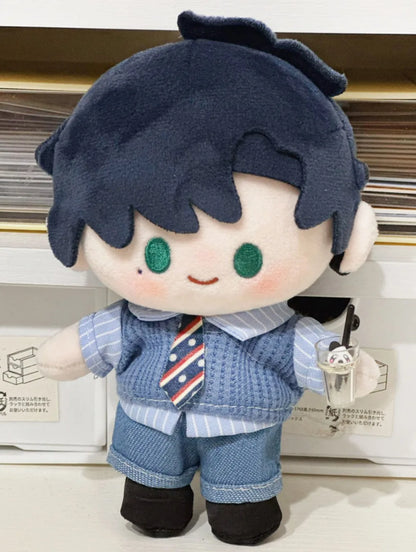 10cm Doll Clothes Blue Brown Changing Dress Game Doll Blouse Pants Suit Photo Prop Playing House Mini Shirt Necktie Pants Toy