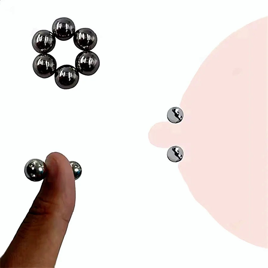Ultra Powerful Magnetic Orbs Nipple Clamps BDSM Bondage Stimulator Clitoris Labia Nipple Creative Fidget Magnets Adult Sex Toys