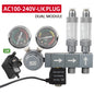 Aquarium CO2 Regulator Dual Meter Solenoid Valve Quick Plug Foam Recorder Control System Fish Tank CO2 Pressure Reducing Valve