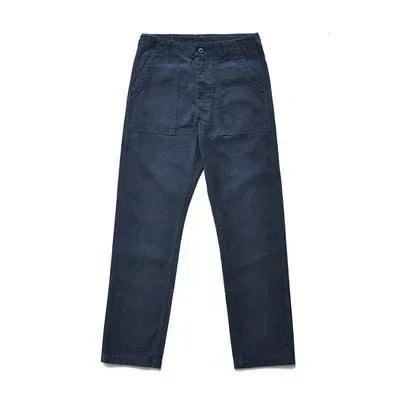 SauceZhan OG107 Utility Fatigue Pants Military PANTS Classic Cargo  Olive  Men's Baker Pants Satin Cotton Straight Fit