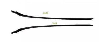 2 Pcs Be8Z5403136A 5 Doors Outside Front Windshield Side Rubber for Ford Fiesta 2009-2014 Protective Weatherstrip Outer Laminate