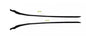 2 Pcs Be8Z5403136A 5 Doors Outside Front Windshield Side Rubber for Ford Fiesta 2009-2014 Protective Weatherstrip Outer Laminate