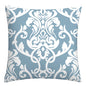 Lake blue white geometric linen pillowcase sofa cushion cover home decoration can be customized for you 40x40 45x45 50x50 60x60