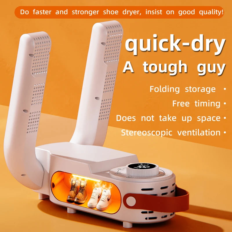 HOMEFISH Intelligent Shoe Dryer Quick Drying Deodorizing Sterilizing Adjustable Timer Household Shoe Warmer And Heater