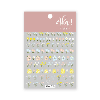 White Bloom Translucent Hollow Butterfly Heart Nail Sticker Press on Nails Decals Hollow Heart Star Moon Shape Sticker Sliders
