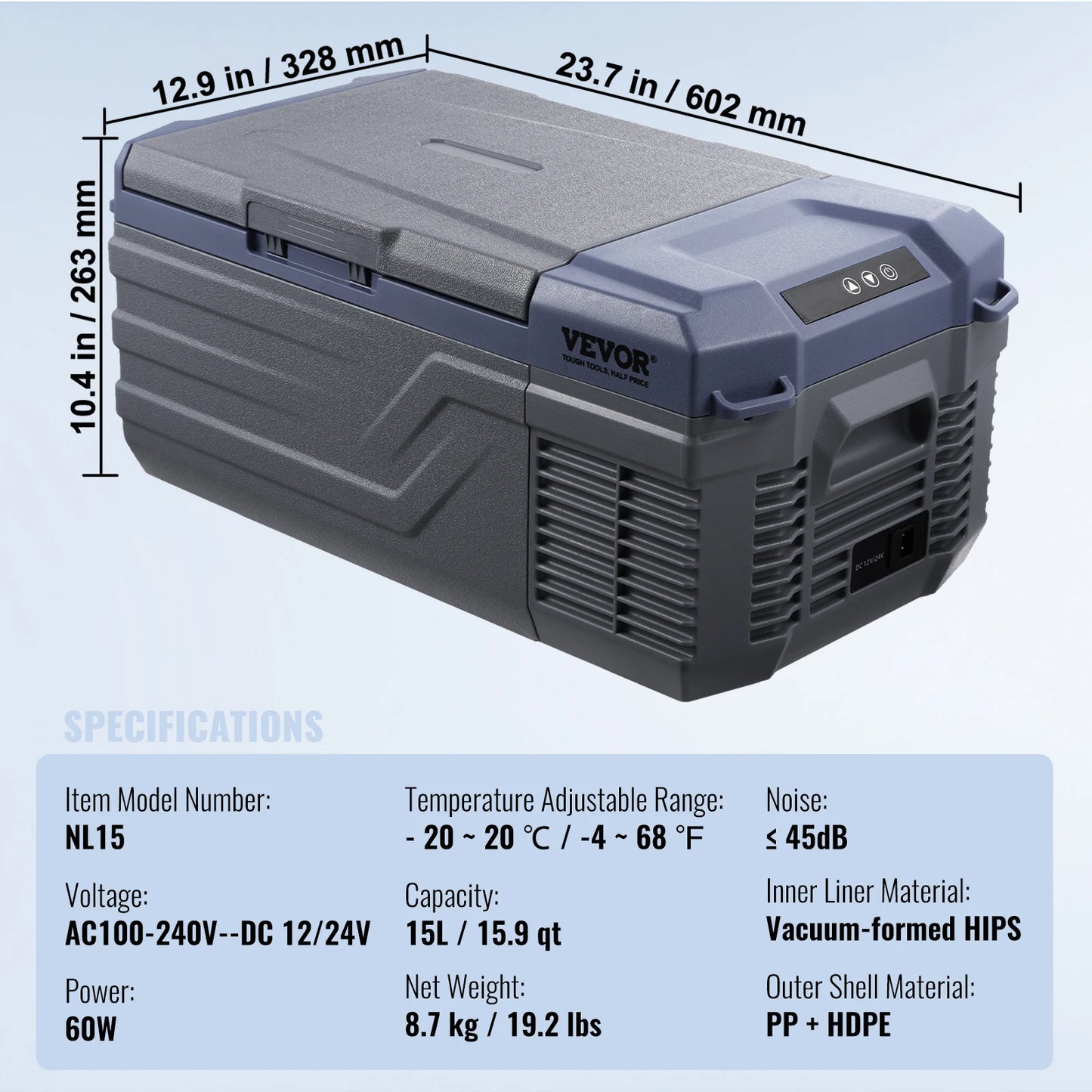 SucceBuy 8L to 75L Car Refrigerator Fridge Portable Icebox Single&Dual Zone w/Blue Tooth Temp Adjustable for Outdoor Camping RV