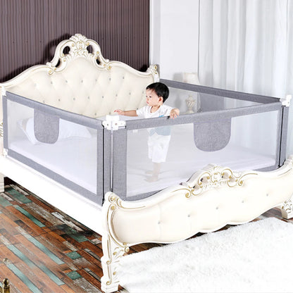 150 / 180/200/cm bed Protection toddler room accessory for boys and girls gray Pink blue bed