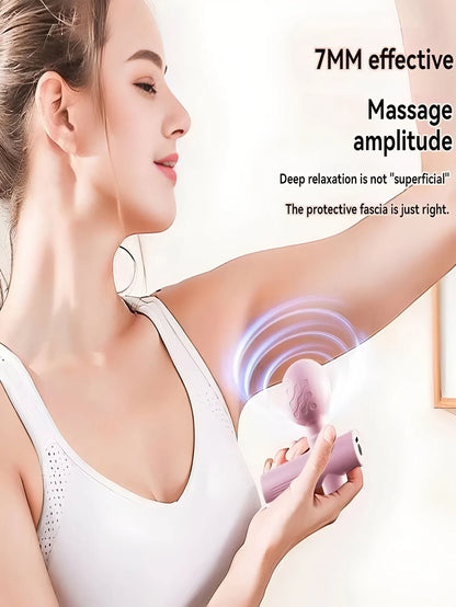 Mini Massage Gun Fascia Machine Muscle Relaxation Vibrating Gun Portable Rod Massage Fitness Equipment Neck Body Fascia Gun