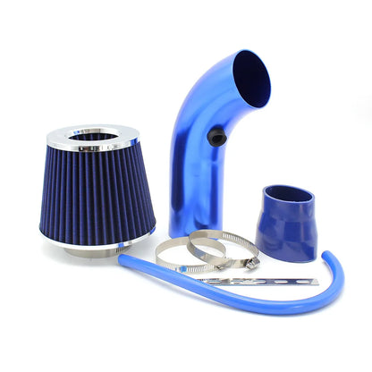 76mm Car Refitted Winter Mushroom Head Air Filter Intake Pipe Filter High Flow High Cold Air Filter Aluminum Pipe Kit
