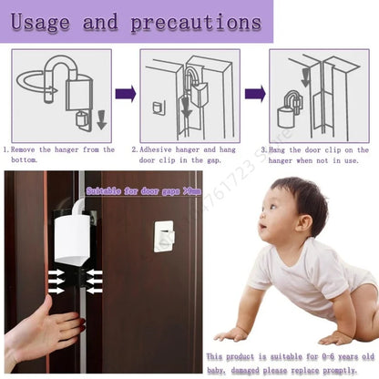 1pcs New Baby Safety Lock Anti-grip Door Stopper Anti Pinch Hand Children Security Protection Durable Finger Protector