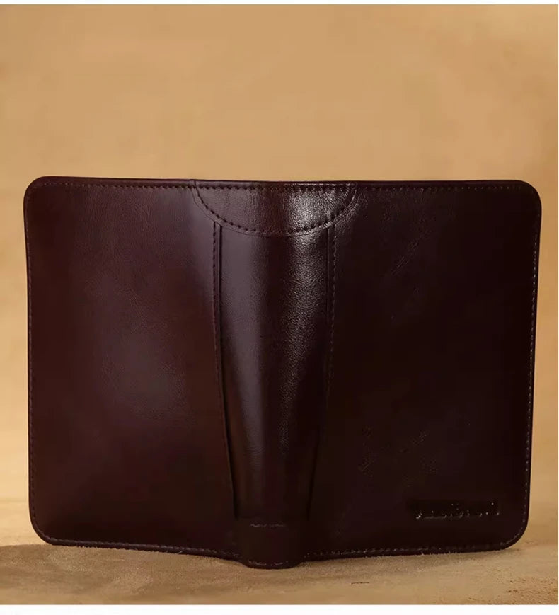 ManBang Classic Style Wallet Genuine Leather Men Wallets Short Male Purse Card Holder Wallet Men Fashion High Quality