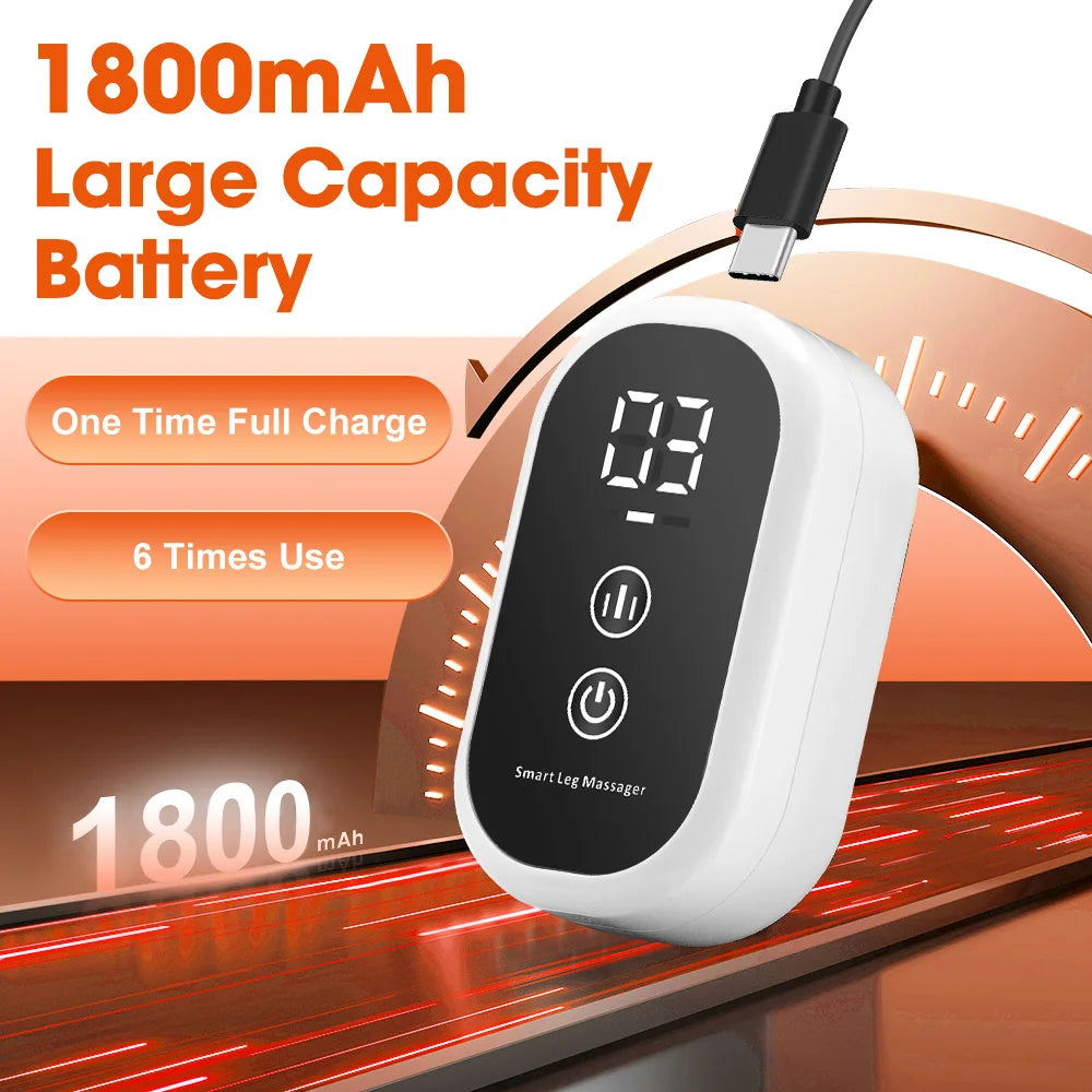 Eletric 360° Air Pressure Calf Massager Wireless Leg Massage 3 Mode Airbag Compresstion Relax Foot Calf Muscle Relieve Fatigue