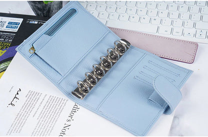 Metal Spiral Rings Binder Clip With 2 Pairs of Screw For Diary Notebook Planner A7 Binder Clip File Folder