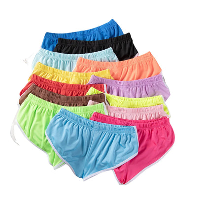 Sexy Running Elastic Sport Shorts Men's Summer Shorts Hot Pants Bar Nine Points Slim Fit Cotton Milk Silk Men's Fashion