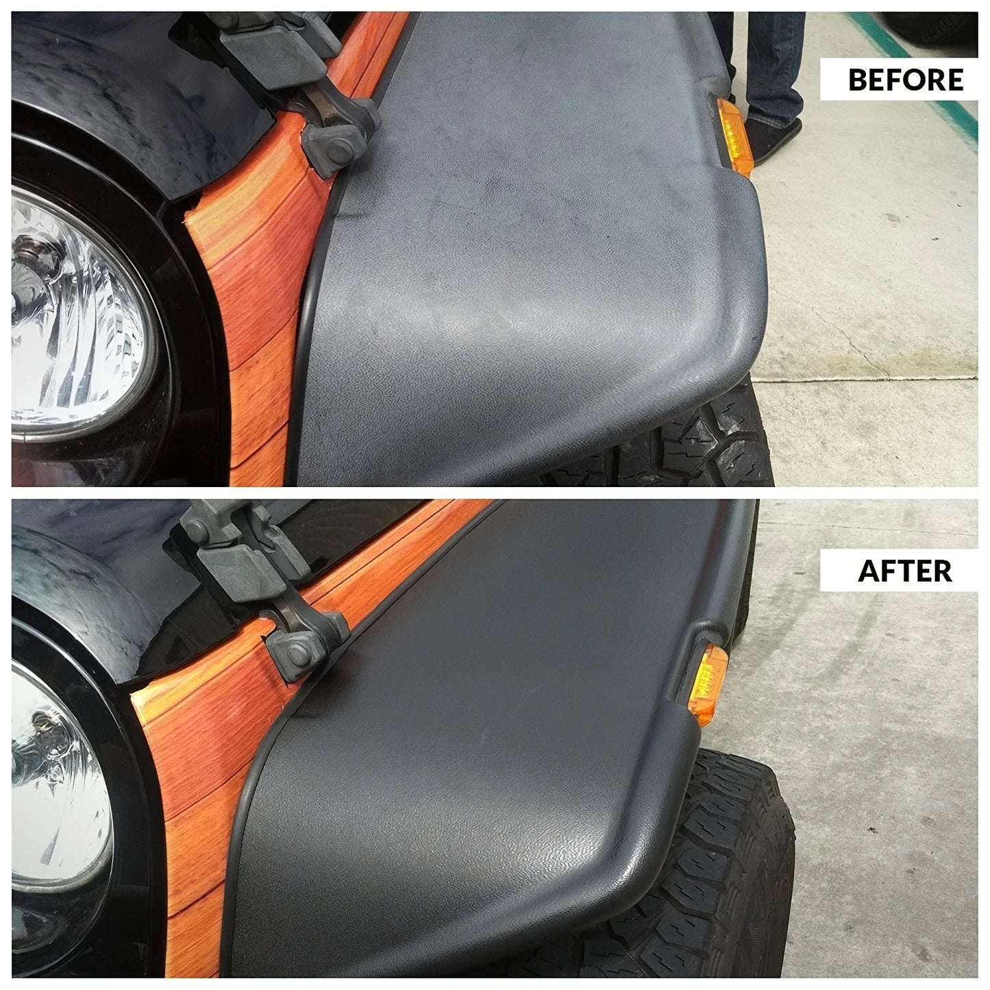 Car Plastic Restorer Ceramic Coating 2-3 Years Long-Lasting Protect Repair Whitening Black Shine Plastic Trim & Rubber Care P9