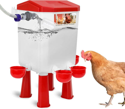 Chicken Drinking Bowl Drinking Water Quail Poultry Automatic Water Dispenser Duck and Pigeon Free Range Chicken Farm Supplies