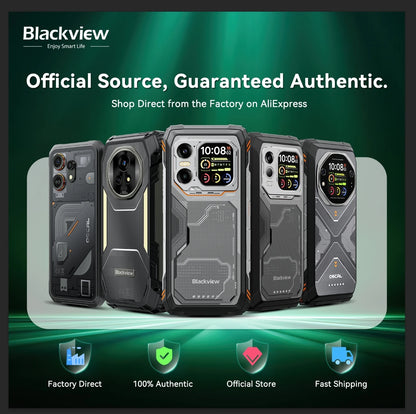 Blackview XPLORE 1 Outdoor 5G Rugged Smartphone Android 15, 6.78'' 2.4K Display, 16GB+512GB, 20000mAh, Waterproof Mobile Phone