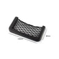 Car Seat Gap Organizer, Universal Mesh Storage Net Pocket with Strong Adhesive for Phone, Cards, Keys - Black Car Accessories