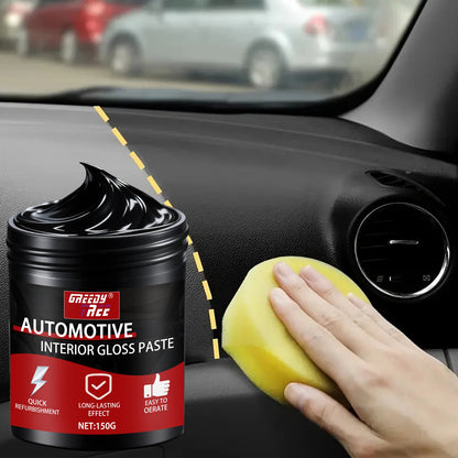 Automotive Plastic Restorer Whitening Cream - All-in-One Dashboard, Tire Seat Restorer, Polish For Car Interior Gloss Upholstery