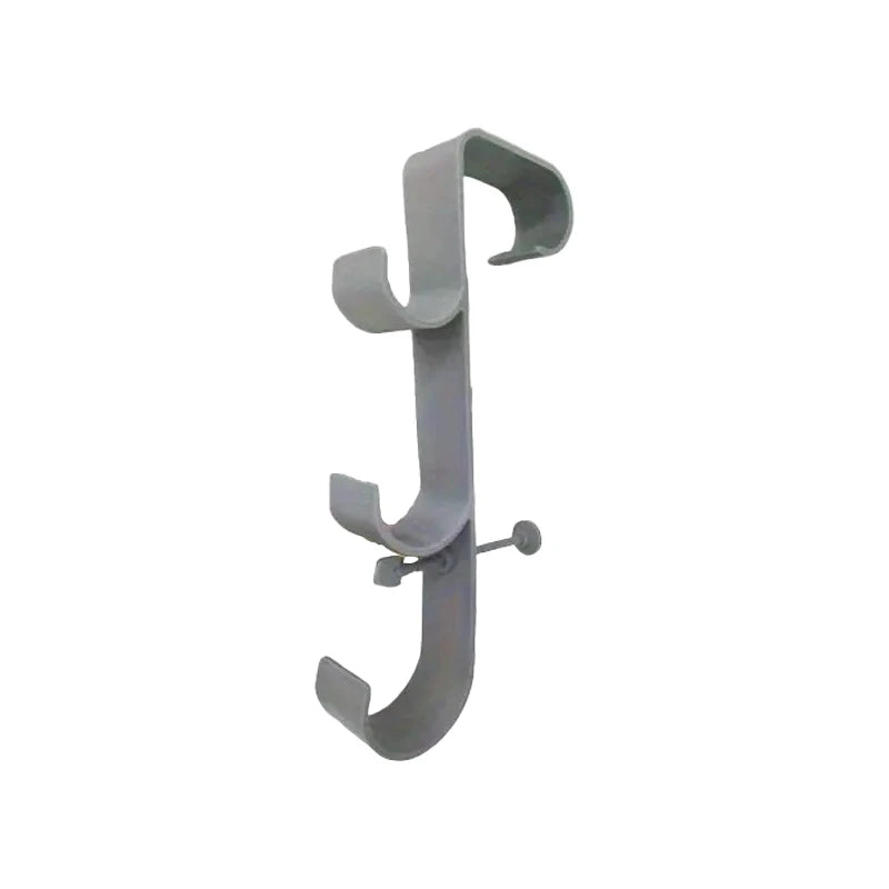 Pool Leaf Skimmer Net Holder Adjustable Telescopic Pole Hanger Above Ground Pool Outdoor Hot Tub Poolside Cleaning Accessories