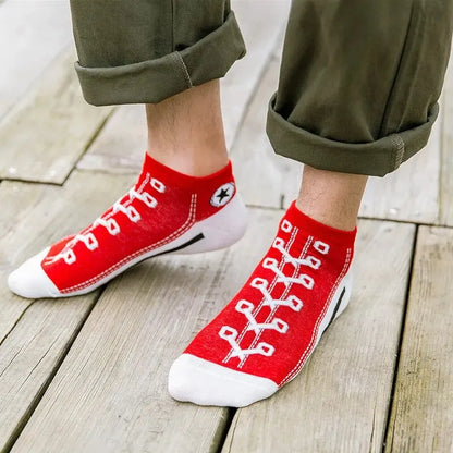 5 Pairs of Socks for Summer, Thin, Breathable, Invisible, Odor Resistant, Sweat Absorbing Boat Sports Socks