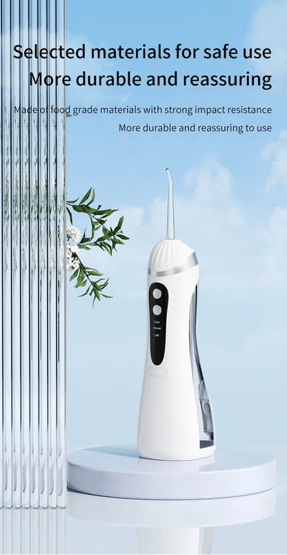 Electric Toothbrush Dental Irrigator Cleaning Machine with Residual Teeth Gap Cover Oral Beauty Device for Better Flossin