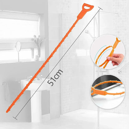Hair Dredging Hook Sewer Unblock Tools Unblocker Pipes and Sinks Drain Clog Remover Toilet Drainage Outlet Cleaning Supplies