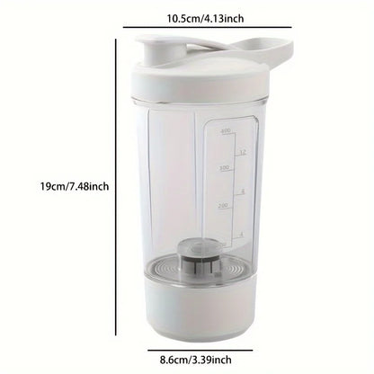 New Detachable Electric Mixing Cup Electric Protein Powder Shaker Cup USB Rechargeable Reusable Suitable For Lndoor/Outdoor Use