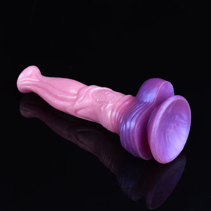 FAAK Silicone Long Penis Fantasy Knot Horse Dildo With Sucker Sex Toys For Women Anal Plug Female Masturbator Adult Games