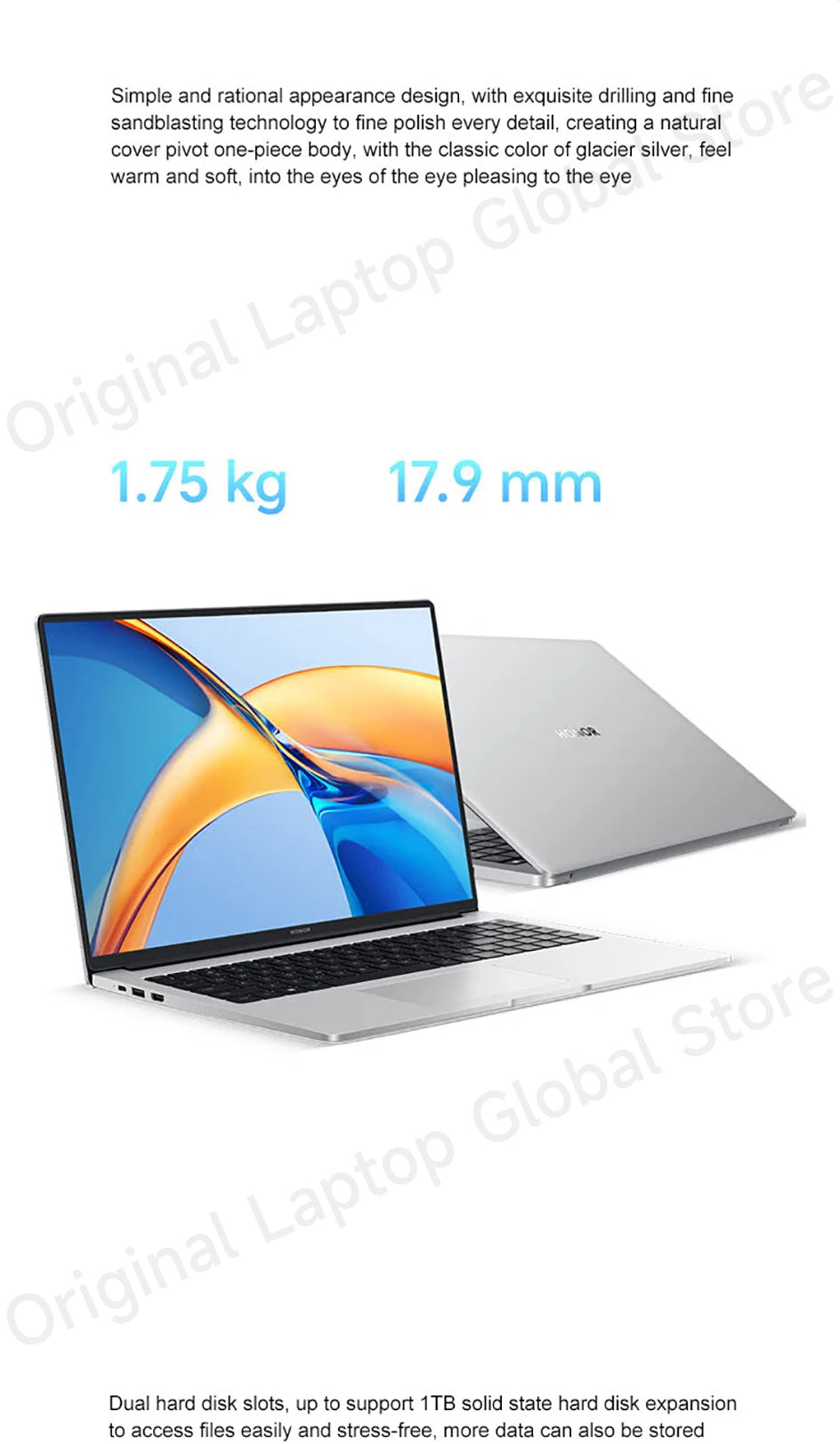 Honor Laptops X14/X16 2024 Riptide Edition R5 7640HS 16GB 512GB/1TB/2TB 60Hz IPS Screen 60Wh Ultra Large Battery Capacity Laptop