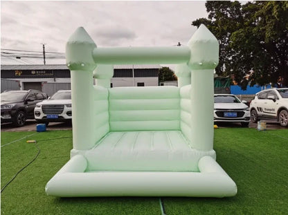 3x2.5M White Bouncer Wedding Birthday Event Jumping Mini Bounce House Commercial White Bounce House With Ball Pit Customized