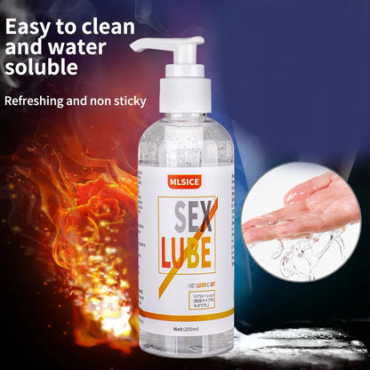 Silicone-Based Lube with Press Pump, Stringy Anal Lubricant Suitable for  Man Woman Gay Lesbian Couples Pleasure