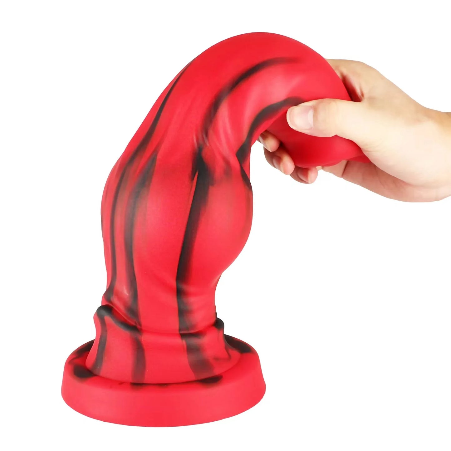 18+ Soft Silicone Dog Knot Dildo Penis Animal Dildo Realistic Gigante Sexy Adult Red Black Colors Big Dildos Sexy TоY Xxl Sextoy