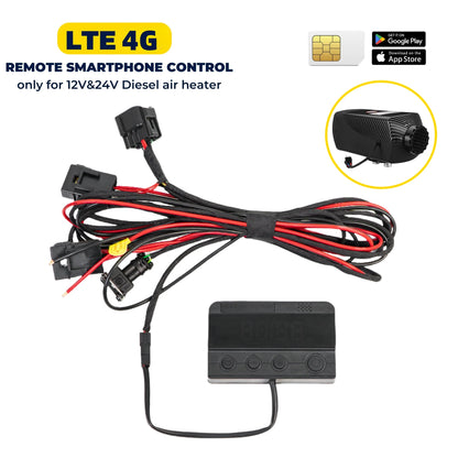 Sunster Car Heater S-A2466 GSM LTE-4G LCD Switch Control Applicable to 12V/24V Voltage Models Diesel Heater