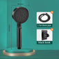 5 Modes Pressure Boost Shower Head Multifunction Adjustable Large Water Shower Nozzle Massage Bathroom Accessory Rain Shower